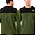 Fleece Masculino Glacier Crew Preto / Verde - The North Face - Imagem 3