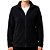 Jaqueta Feminina Fleece Preta Bolso e Recorte - Oro Adventure - Imagem 1