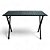 Mesa Dobrável Frade G 1,10 m x 70 cm Estrutura de Aço Preta - NTK - Imagem 3