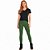 Calça Feminina Legging com Bolso Verde Folha - Oro - Imagem 3