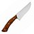 Faca Aço Inox 6'' Cabo Madeira Lisa Full Tang - Facas Cascavel - Imagem 2