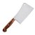 Cutelo Inox 8'' 3mm Cabo Madeira - SG - Imagem 2