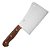 Cutelo Inox 10'' 3mm Cabo Madeira - SG - Imagem 2