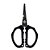 Tesoura Mini Para Pesca Cabo Preto - Atopy - Imagem 1