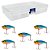 Kit 5 Ferrinhos de Pesca PGT-07 + Estojo DW-003 - Imagem 1