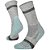 Meia Feminina Merino Hike Midweigth Crew Cinza Claro - Lorpen - Imagem 3