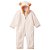 Macacão Bebe Fleece Tiny Bear™ II Bunting Chalk Off - Columbia - Imagem 1