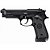 Pistola De Pressão Co2 M92 KL92 AG Black Blowback Full Metal 4.5mm - Qgk - Imagem 1