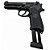 Pistola De Pressão Co2 M92 KL92 AG Black Blowback Full Metal 4.5mm - Qgk - Imagem 4