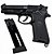 Pistola De Pressão Co2 M92 KL92 AG Black Blowback Full Metal 4.5mm - Qgk - Imagem 5