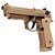 Pistola Co2 Airgun Blowback M92 Tan 4.5mm - Rossi - Imagem 5