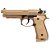 Pistola Co2 Airgun Blowback M92 Tan 4.5mm - Rossi - Imagem 6