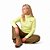 Fleece Feminino Glacier 1/4 Zip Lemon Mist - The North Face - Imagem 3