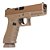 Pistola Co2 Airgun Blowback G17 Tan 4.5mm - Rossi - Imagem 2