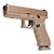 Pistola Co2 Airgun Blowback G17 Tan 4.5mm - Rossi - Imagem 3