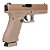 Pistola Co2 Airgun Blowback G17 Tan 4.5mm - Rossi - Imagem 6