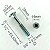 100 Parafuso Frances 3/8 x 2.1/2 Rosca Parcial Zincado com Porca - Imagem 1