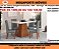 Conjunto Mesa 4 cad tampo Vidro - Imagem 1