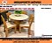 Conjunto Mesa Redonda 4 Cadeiras - Imagem 1