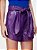 SHORTS DE COURO MAX BARRA COM CINTO - Imagem 2
