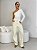 Calça Jeans Wide Leg Amarelo Claro - Imagem 1