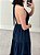 VESTIDO LONGO FEMININO AZUL MARINHO - Imagem 3