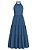VESTIDO LONGO FEMININO AZUL MARINHO - Imagem 4