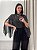 BLUSA POÁ ESTILO CAPA PRETO E BRANCO - Imagem 1