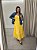 VESTIDO LONGO AMARELO COM BABADOS - Imagem 2