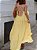 VESTIDO LONGO AMARELO COM BABADOS - Imagem 4