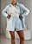 CONJUNTO CAMISA E SHORTS LISTRADO FEMININO - Imagem 9