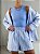 CONJUNTO CAMISA E SHORTS LISTRADO FEMININO - Imagem 2