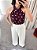 Blusa feminina chiffon poá cava americana dara - Imagem 2