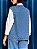 Colete Alongado Oversized Jeans Azul Médio - Imagem 4