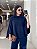 Poncho Gola Polo Tricot Amplo Feminino - Imagem 1