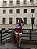 Blusa Moletom Feminina Vinho Listrada Oversized - Imagem 5