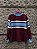 Blusa Moletom Feminina Vinho Listrada Oversized - Imagem 6
