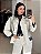 Camisa Jeans Feminina Oversized Algodão - Imagem 1