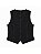 Colete Jeans Preto Estonado Feminino - Imagem 4