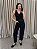 Colete Jeans Preto Estonado Feminino - Imagem 1