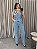 Colete Jeans com Ombreiras Azul Claro - Imagem 2