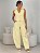 Colete Jeans Cropped Amarelo Claro - Imagem 2