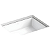Cuba Retangular De Embutir Verticyl Cor Branco Kohler 44 x 33cm - Imagem 2