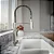 Misturador Monocomando Para Cozinha Profissional Com Ducha Removível Niquel Crue - Kohler - Imagem 2