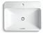 Cuba De Apoio Retangular Vox Branco Porcelana  46x58cm Kohler 2660BR-1-0 - Imagem 2