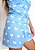 Baby Doll Feminino Azul Corações Brancos - Imagem 3