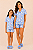 Pijama Infantil Americano Hello Kitty Blue - Imagem 3