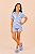 Pijama Infantil Americano Hello Kitty Blue - Imagem 1