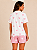 Pijama Feminino Americano Corações Rosa - Imagem 3