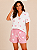 Pijama Feminino Americano Corações Rosa - Imagem 1